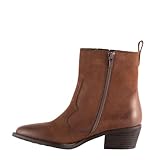 David Tate Basil Westernstiefel für Damen, Braunes Nubukleder, 42 EU