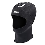 ZCCO Thermal Neopren Tauchhaube Unterwasser Tauchen Schnorcheln Surfen Winter Schwimmen Speerfischen(H5-XL)