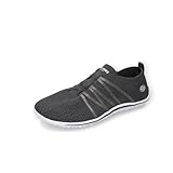 Dockers by Gerli Damen Slipper, Frauen Slip On,Mokassins,Halbschuhe,Slip-ons,Slides,Schlupfschuhe,schluepfschuhe,Loafer,dunkelgrau,39 EU