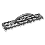 DEWEPRO® Handhobel 465x90mm Gipserhobel - Kantenhobel extra leicht mit 8 Stahlklingen - Putzerhobel - Schleifraspel