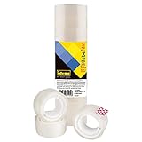 Idena 631040 - Klebefilm, 10 Stück 15 mm x 10 m, transparent