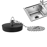 Badewanne-Stecker - auslaufsichere Gummistopfen, Anti-Verstopfung der Spüle Dichtung, tragbares Abwasserzubehör | Langlebige flexible Design Badezimmer Waschbecken Duschbadewanne, Utility Eas