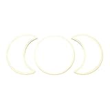 Pluuttiem Dekorations Aus im Nordischen Stil Mond Phasen Schlaf Acryl für Wohnen Kultur 3 Stücke Farbe