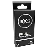 EXS | Pull Kondome ohne Latex | Eines der dünnsten Qualitätskondome | 0,008 mm Dicke | Vegan | 6er-Pack