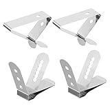 PartyKindom 4Stücke Thermometer Clips Aus Grillclips Zur Befestigung Von Temperatursonden Für Präzises Messen Beim Grillen Braten Für Bbq