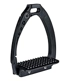 WALDHAUSEN Sicherheitssteigbügel Pro, schwarz matt, 12cm