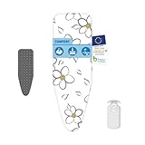 LaundrySpecialist 3-lagiger Bügeltischbezug Comfort - Größe L/XL Universal Max 52x140 cm - Erhältlich in Zwei Größen - Hergestellt aus 100% Baumwolle mit Einer dicken Moltonschicht
