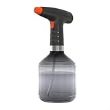 Elektrische Sprühflasche, Pump-Sprühflasche, 900 ml, wiederaufladbar, per Knopfdruck, automatische Pflanzenbewässerung