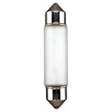 10 Stück Xenon Soffitte Glühlampe, schlank, 2 12 V Volt 5 W GEFROSTET