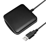 DewinLVD ACR39U-U1 Chipkartenleser, Smart Card Reader Writer USB Chipkartenleser Schwarz