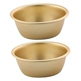 TOYANDONA 2 Stück Teiliges Camping-schalen aus Aluminium Vielseitige Wasserschalen Robuste Farbige Trinkschalen für Outdoor Picknick Makgeolli und Koreanische Getränke