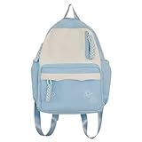 Generisch Reise Rucksack,Teenager Rucksäcke für Mädchen - Leichte Schultasche für Schüler Arbeit Schule Outdoor Aktivitäten Wandern Pendeln Geschäftsreise