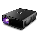 Philips NeoPix 320 - True Full HD 1080p-Projektor, intelligente Funktionen, vorinstallierte Apps, Medienplayer, Dualband-WLAN, Bluetooth und leistungsstarkes 2.1-Soundsystem, Schwarz