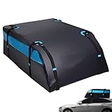 Dachtasche Cargo Carrier - 19 Kubikmeter Gepäckhalter, wetterfestes Oxford-Gewebe | Erweiterbare Auto-Top-Aufbewahrung für lange Reisen und Outdoor-Abenteuer, einfache Installation mit Gurten für