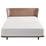 Bedsure Spannbettlaken 180x200cm Boxspringbett Topper - Mikrofaser Bettlaken 180x200 cm weiß für Matratze bis 30 cm hohe, weiches Spannbetttuch Leintuch