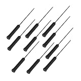 CLISPEED 10 Stück Teiliges Hörgerät Reinigungsstäbchen aus Robustem Material Effektive Reinigung von Belüftungslöchern und Röhrchen Tragbar und Langlebig Zubehör für Saubere