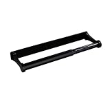 Küchenrollenhalter Wand Ohne Bohren, Papierrollenhalter aus Aluminium, Küchenpapierhalter Selbstklebend, Wandrollenhalter Rollenhalter für Küche Badezimmer, Schwarz