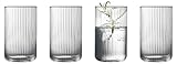 Lyngby Glas Palermo Gold Highball 50 cl 4 Stck.
