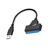 VILLCASE USB Adapterkabel Hochgeschwindigkeits Datenübertragung für Externe Kompatibel mit Ii Iii Robust Langlebig für Schnelle Dateiübertragungen