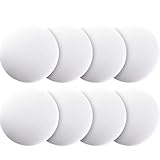 Türstopper Wand, 8 Stück Gummipuffer Wandschutz, Türpuffer weiß Anschlagpuffer Klebepunkte, Elastikpuffer Türstopper Wand Selbstklebend, Wandpuffer selbstklebend für Glasplatten Holzbrett Wand Tür