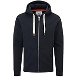 Charles Wilson Original-Kapuzenpullover mit Reißverschluss (Large, Graphite (0819))