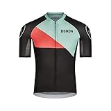 Donda Cycling Bermondsey One Damen-Fahrradtrikot für Rennrad, kurzärmelig, für Fahrrad, Mountainbike, multi, Large