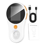 Bajbumgn Digitales Handmikroskop | Pflanzenbetrachtungs Lupe,Tragbares Vergrößerungsgerät mit Beleuchtung, 5 cm IPS Farbdisplay, 200W Pixel, 500fache Vergrößerung