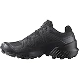 Salomon Speedcross Damen Trail-Laufschuhe, Outdoor-bereit, Stabilität, Passform, Black, 36 2/3