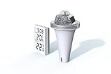 techno line WS9079 digitales Funk - Poolthermometer mit Station, misst Wassertemperatur und überträgt die Daten via Funk auf die Station, Station misst zusätzlich die Innentemperatur