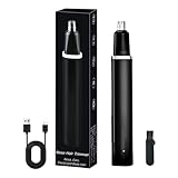 Nasenhaartrimmer, Herren Nasenhaarschneider Ohrhaarschneider für Männer und Frauen, USB Wiederaufladbare Ohr Augenbrauen Trimmen, Schmerzfreier Augenbrauen und esichtshaartrimmer