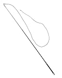 Eagle Whips Longierpeitsche superleicht aus Karbon/Fiberglas 180 cm Teleskopauszug, gummierter Handgriff schwarz