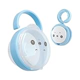 JIEBWCHA Schnullerhalter für Schnullerbox mit Panda-Aufdruck | kompaktes Reisezubehör für Windeln und Kinderwagen Kinder und Mädchen