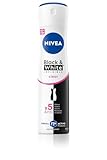 NIVEA Black & White Deo Damen Invisible Original 6 x 150 ml und Soft Mini Creme für Körper, Gesicht und Hände 25 g, Set mit Deospray und Feuchtigkeitscreme – Exklusives Amazon Kit