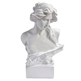 PIGPIGFLY Aphrodite Büste Statue,Griechische Mythologie Göttin,Mini Figur Statuen,Home Store Dekoration, Modern Abstract Kunst Skulpturen Deko, Bürodekorationen,Coquette