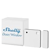 Shelly Blu Door/Window Weiß | Bluetooth Tür- und Fenstersensor | iOS Android App | Langlebige Batterie | Lux- und Neigungswinkelmessung | Szenen-Aktivierung