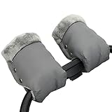 Fengzio Handwärmer Kinderwagen Handschuhe Handmuff mit warme Fleece und Baumwolle Innenseite Wasserdicht und Winddicht Stroller Handmuff Universalgröße für Kinderwagen, Buggy