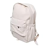 TEMPNAP Weiße Rucksack Handtasche für Teenager Geräumig Leicht mit Mehreren Fächern für Schule Reisen Stylisch Praktisch Perfekter Begleiter