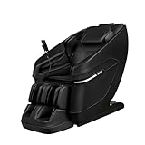ROTAI Massagesessel Ganzkörpermassage, Zero Gravity, 3D-Mechanische Hände, Lendenwärme, Sprachfunktion, Fußrollenmassage, Intelligente Shiatsu-Massage (Schwarz)
