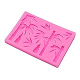 MuSheng Waschbares Silikon-Kuchen-Kuchen-Süßigkeits-Schokoladen-Dekorationstablett DIY Bastelprojekt Backform Zahlen Silikon (Pink, One Size)