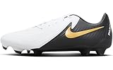 Nike FD6723-100 Phantom GX II Academy FG/MG Herren White/Black-MTLC Gold Coin EU 44