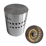 PENIKOKO Spiral LED Wandleuchte für Bar Disco und Ktv Wandlampe mit Gelbem Licht Langlebig Energieeffizient Schaffung Entspannenden