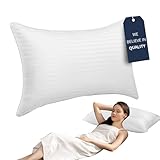 Kopfstütze für den Schlaf – Kopfstütze für Heimbett, atmungsaktives Kissen mit Polsterung, für Rückenschläfer, Bauch, Seite, Haus, Hotel