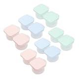 BESTYASH 6 Satz Objektivbehälter Halter Großlieferungen Linsenfall Erwachsene