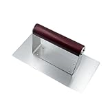 JISADER Burgerpresse Aus Edelstahl für Grill, Rechteckig, Flach, Zum