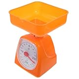 Sewroro Experimentierwaage 1/2kg Mechanisch mit Transparentem Zifferblatt und Stabilem Stand für Küche und Chemie