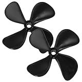 LRXIYODE Hochfester Rc Boot Propeller mit Bohrung Langlebiges Kunststoff Ersatzteil für Ferngesteuerte Boote für Modellboot Reparatur und DIY Zubehör