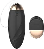 ZWFUN Bullet Vibrator Vaginal Vibrating Egg Fernbedienung für G-Punkt Klitoris Stimulation mit 10 Vibrationsmodi Wiederaufladbar Adult Sex Toys für Frauen und Paare Sexspielzeug für Paare (Schwarz)