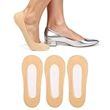 Ouligay 3 Paar Unsichtbare Füßlinge Damen Atmungsaktiv Ballerina Socken Eisseide Sneaker Socken Damen No Show Rutschfest Sommer Kurze Füßlinge für Flats Loafers Heels, Einheitsgröße