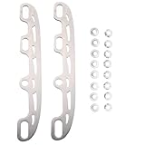 Alipis Ersatzkufen für Rollschuhe 290mm aus Robustem Edelstahl mit Kantenschutz für Eishockey und Skater im Freien