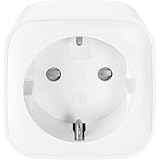 ABUS Funk-Steckdose für Smartvest Pro-System - als Zwischenstecker für jede übliche Steckdose - zum Anschalten & Ausschalten elektrischer Geräte - steuerbar per Zeitplan, Szenario, manuell und per App